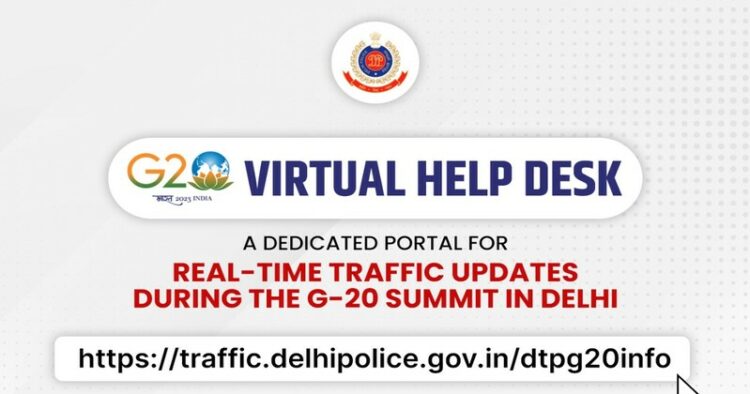 Delhi Police Virtual Help Desk Line number of G20