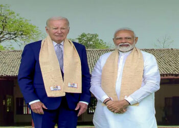 Prime Minister Narendra Modi with United States President Joe Biden