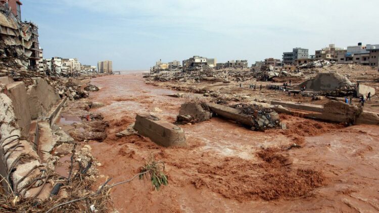 Destruction caused by Storm Daniel in Derna (Libya)