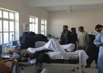 Mastung blast victims being treated ina hospital. (Photo Credit AP)