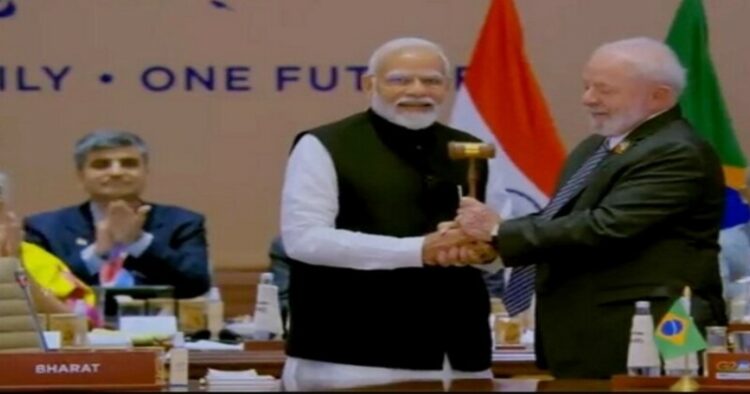 PM Modi hands over gavel of G20 presidency to Brazil President Lula da Silva
