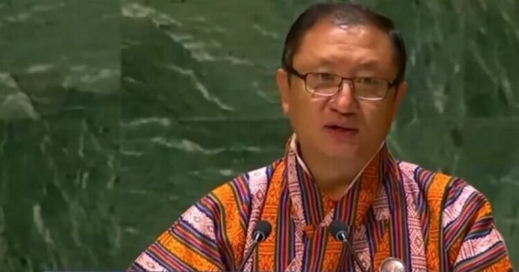 Bhutan Foreign Minister Tandi Dorji