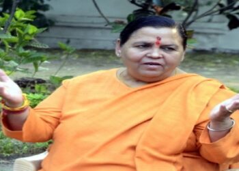 Former Chief Minister of Madhya Pradesh Uma Bharti