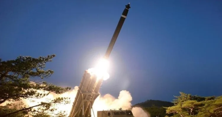 North Korea fires ballistic missile towards East Sea