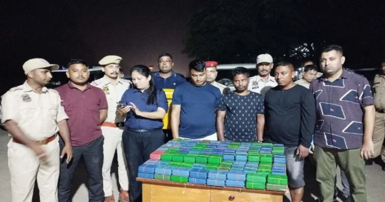 Assam Police STF arrested drug dealers with heroin worth Rs 39 crore