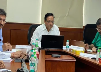 Rajendra Prasad, Managing Director NHSRCL in review meeting