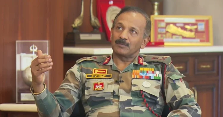 Director General of Assam Rifles Lt General PC Nair
