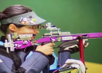 Indian rifle shooter Nischal