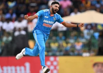 Indian speedster, Mohammed Siraj