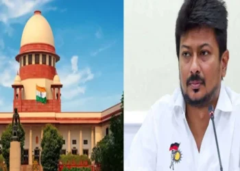 Supreme Court (Left), Udhayanidhi Stalin (Right)