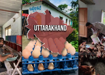 Youth in Uttarkhand engaed in poultry and organic farming