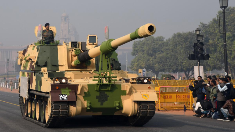 Indian Army K-9 Vajra (Self Propelled Artillery)