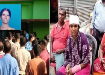 BJP worker's mother beaten to death (ETV Bharat)