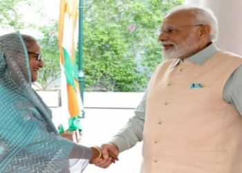 Bangladesh PM Sheikh Hasina and Prime Minister Narendra Modi 