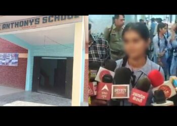 St Anthony's School Hapur and the minor student who can be seen in the viral video (X and Nai Duniya)