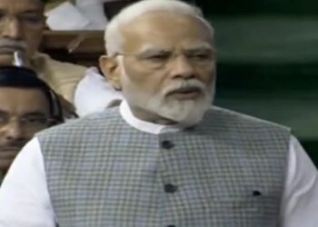 Prime Minister Narendra Modi, speaking in Lok Sabha