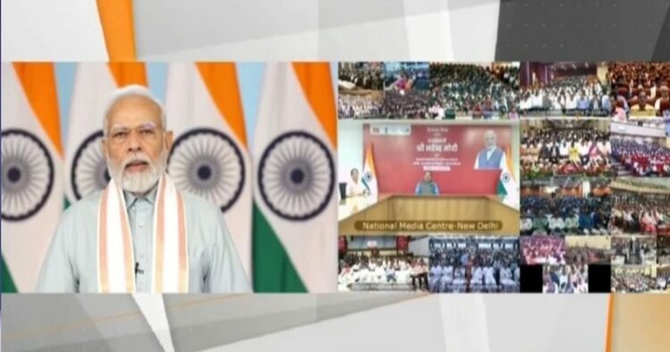 Prime Minister Narendra Modi addresses Rozgar Mela
