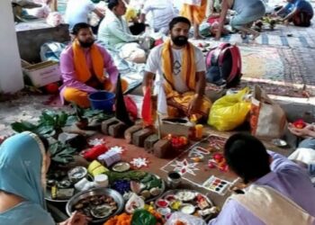 Visuals from Narayani Shila temple, Haridwar