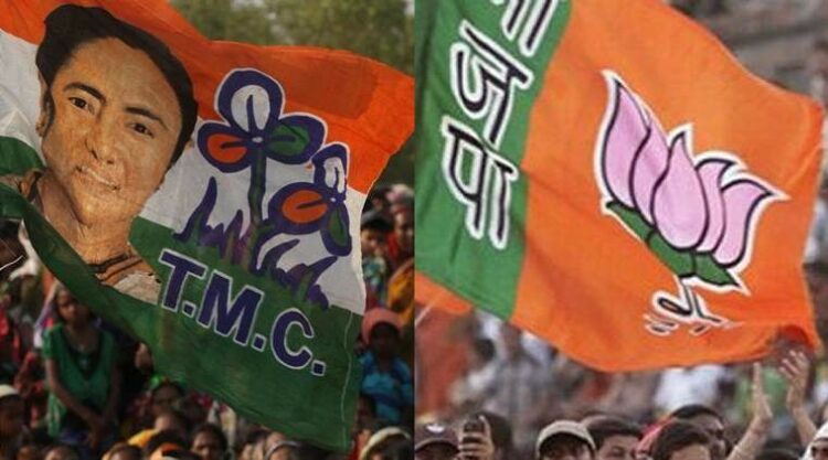 BJP vs TMC in Bengal, a representation image (Sarbang India)