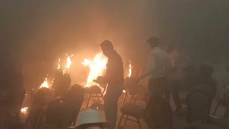 Scene after the Kalamassery Blasts