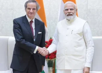 Rafael Mariano Grossi, Director General of the International Atomic Energy Agency (IAEA) with Prime Minister Narendra Modi (ARGUS)