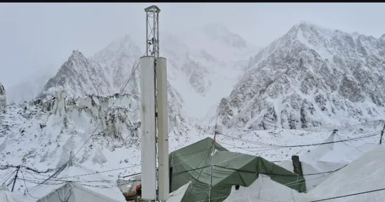 Army establishes first-ever BSNL BTS on world's highest battlefield Siachen Glacier (Image Source X)
