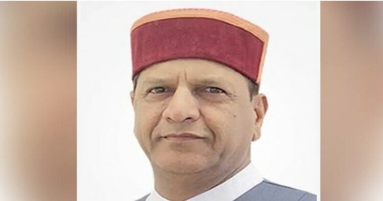 Himachal Pradesh Bharatiya Janata Party (BJP) president Rajiv Bindal