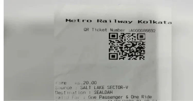 Kolkata Metro to introduce paper-based QR ticket at Sealdah station. (Photo credit: Kolkata Metro)