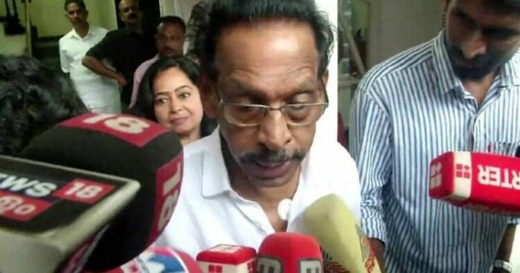 Kerala Bank Vice President M.K. Kannan after ED interrogation