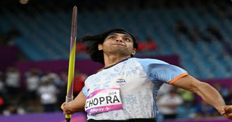 Olympics and Asian Games gold medallist Neeraj Chopra