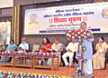 RSS Sarkaryawah Dattatreya Hosabale addressing the Shiksha Bhushan Samman programme at Nagpur