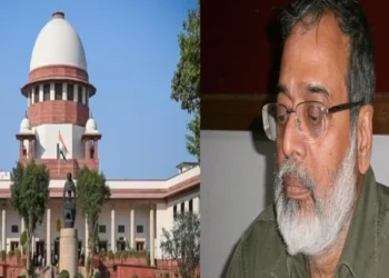 Supreme Court of India (Left), NewsClick founder Prabir Purkayastha (Right)