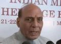 Defence Minister, Rajnath Singh at the Indian Military Heritage festival