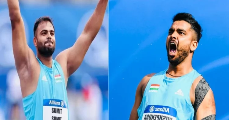 Sumit Antil (Left) and Pushpendra Singh (Right)