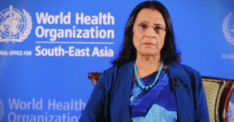 Dr Poonam Khetrapal Singh, Regional Director, WHO South-East Asia