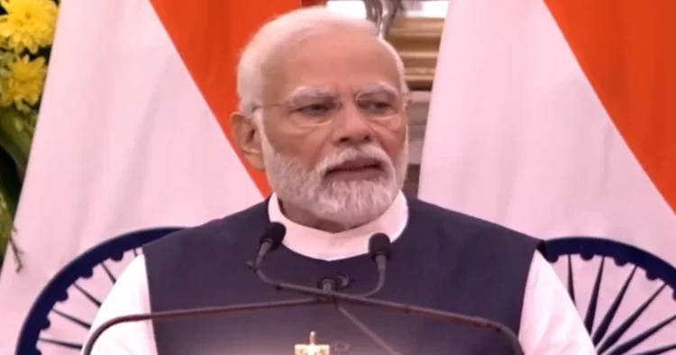 Prime Minister Narendra Modi, addressing MoU exchange programme