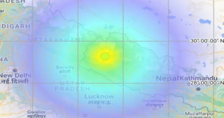 Strong Tremors were felt across Delhi-NCR, Source: National Center for Seismology