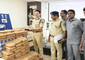 Rachakonda police busted Interstate drug syndicate and seized 200 kgs of ganja