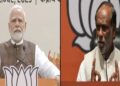 Prime Minister Narendra Modi (Left), BJP's OBC Morcha L Laxman (Right)