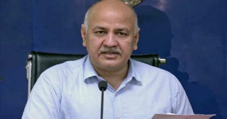 Former Deputy Chief Minister and AAP leader Manish Sisodia