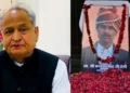 CM Ashok Gehlot (L) and tailor Kanhaiya Lal (R) (OpIndia)