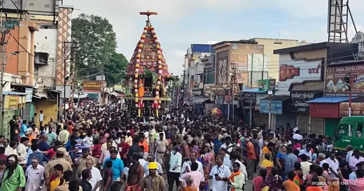 Thiruvannamalai temple car roll out