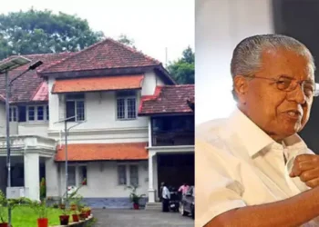 (Left) Cliff House (Right) Chief Minister Pinarayi Vijayan