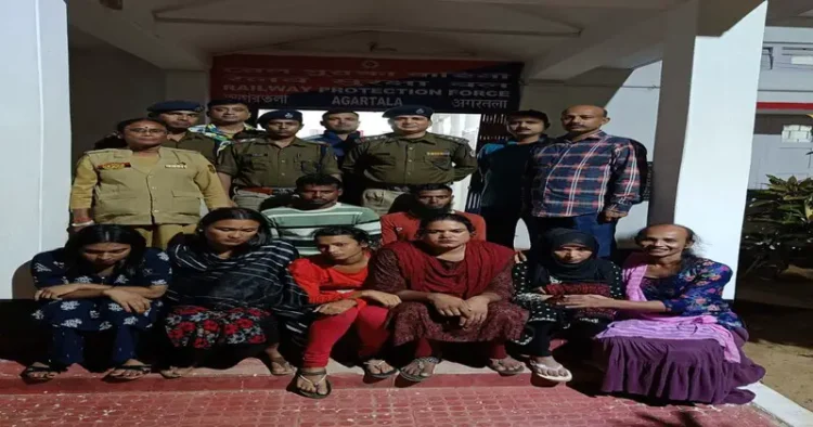Illegal Bangleshi intruders arrested by Railway Protection Force