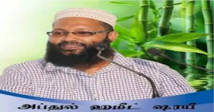 Islamist Abdul Hameed Saraee who denounced Bharatnatyam