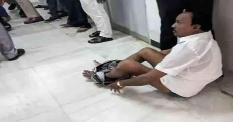 Man belonging to schedule caste community disrobed by DMK cadres