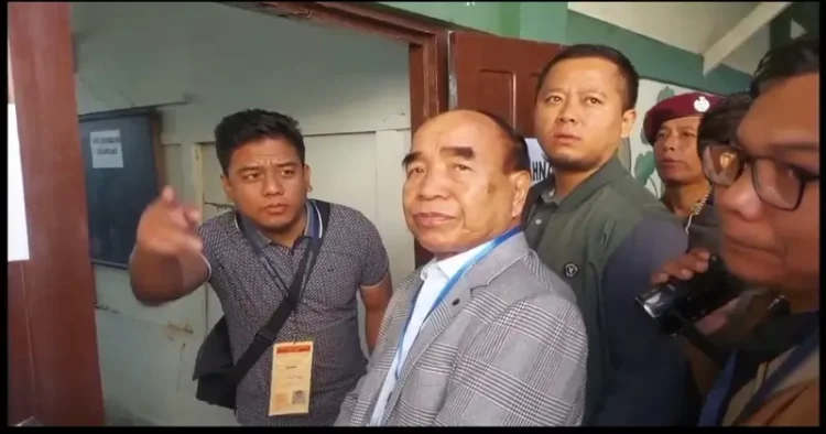 Ruling Mizo National Front (MNF) president and Mizoram Chief Minister Zoramthanga