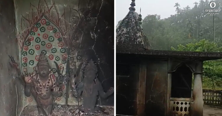 200-year-Old Shiv-Narayan temple was burnt allegedly by the Islamists and reduced to ashes