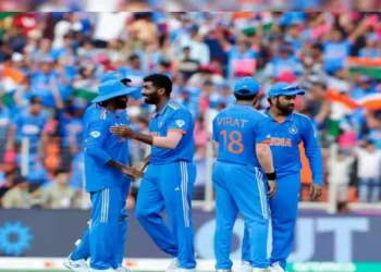 India win the Cricket World Cup 2023 match against Sri Lanka