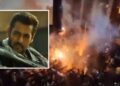 Salman Khan's fans were seen bursting firecrackers during a Tiger 3 screening at a theatre (FPJ)